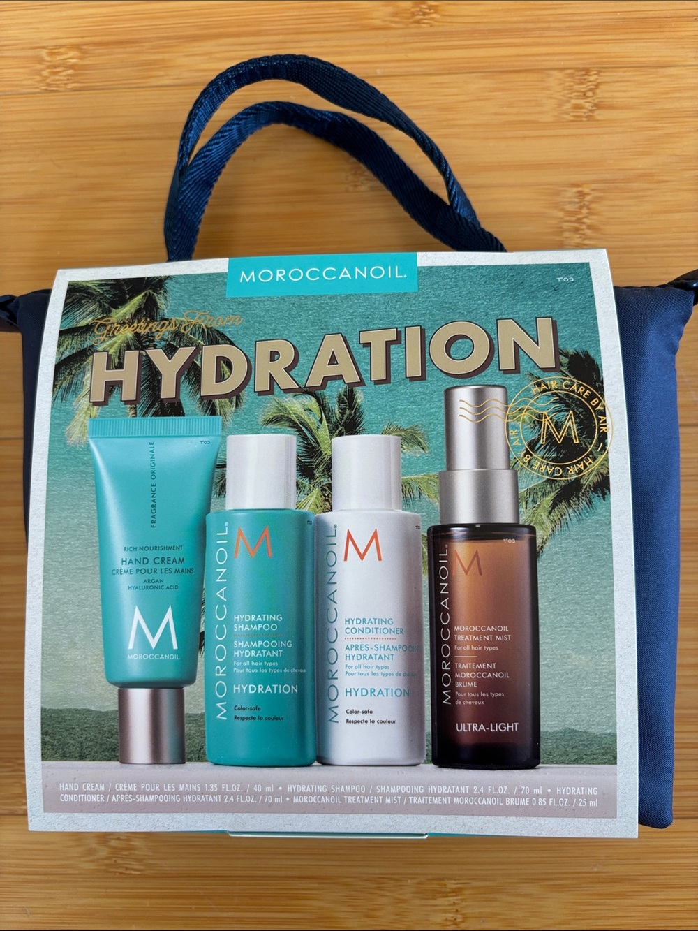 Moroccanoil Hydration Gift Set – Teal & Brown